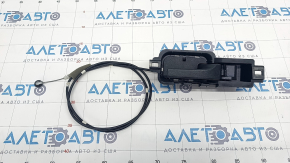 Rear seat folding lever right Honda CRV 12-16 black, with cable