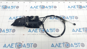 Rear seat folding lever right Honda CRV 12-16 black, with cable