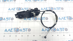 Rear seat folding lever left Honda CRV 12-16 black, with cable