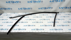 Upper door molding front left BMW 3 G20 19- chrome with glass seal