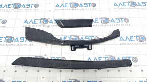 Set of front panel trims Honda CRV 12-14 dark gray
