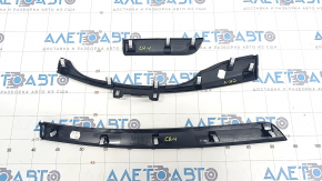 Set of front panel trims Honda CRV 12-14 dark gray