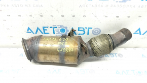 Catalytic converter upper BMW F30 12-16 N20 torn stud, torn mesh