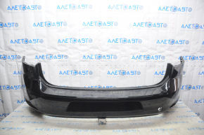 Bare rear bumper VW Golf 15-17 without parking sensors black L041 broken mount