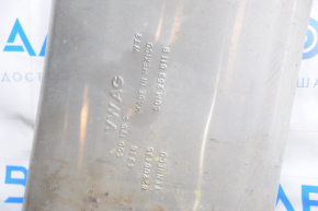 Exhaust pipe assembly VW Golf 15- 1.8T resonator with barrel, flattened