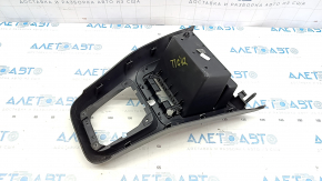 Box pocket central console VW Tiguan 09-17 black, broken guide