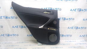 Door trim card rear left Lexus IS250 IS350 09-13 black, scratches, broken mount