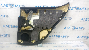 Door trim card rear left Lexus IS250 IS350 09-13 black, scratches, broken mount
