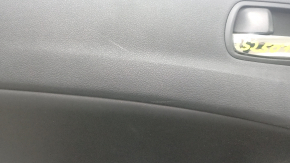 Door trim card rear left Lexus IS250 IS350 09-13 black, scratches, broken mount