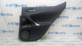 Door trim card rear right Lexus IS250 IS350 09-13 black, scratches, broken mount