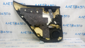 Door trim card rear right Lexus IS250 IS350 09-13 black, scratches, broken mount