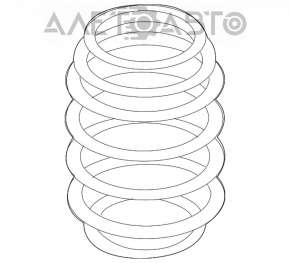 Spring rear left VW Golf 15-21