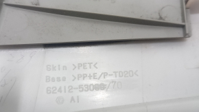 Center pillar trim upper belt left Lexus IS250 IS350 09-13 gray, scratch, broken plastic, for dry cleaning