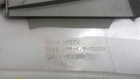 Center pillar trim upper belt right Lexus IS250 IS350 09-13 gray, broken plastic, for dry cleaning