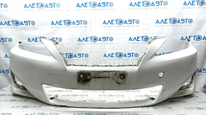 Front bumper bare Lexus IS250 IS350 11-13 white, scratches