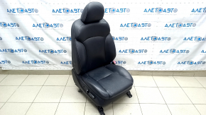 Passenger seat Lexus IS250 IS350 06-13 with airbag, electric, heating, ventilation leather black, cracks on leather