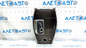 Overlay on the center console wood cup holder Infiniti JX35 QX60 13- gray wood, worn