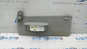 Left visor Jeep Cherokee KL 19 - gray, without hook, without backlight, for dry cleaning