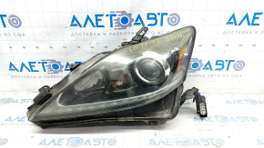 Headlight front left bare Lexus IS250 IS350 11-13 xenon, no fragment, for polishing