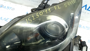 Headlight front left bare Lexus IS250 IS350 11-13 xenon, no fragment, for polishing