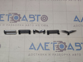 Emblem inscription CAMRY trunk lid Toyota Camry v70 18-24 broken fasteners