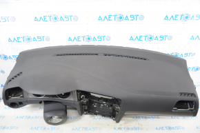 Torpedo front panel with AIRBAG VW Golf 15 - black, for cleaning, rusty pyropatron