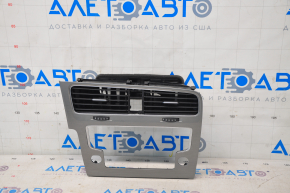 Central air duct deflector VW Golf 15 - black, gray trim