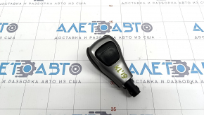 Gear knob Jeep Cherokee KL 19-23 black, rubber, worn