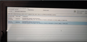 ABS ABS Audi Q7 16-18 hits error