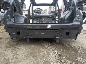 Rear panel VW Tiguan 18- 2 parts, on the body, graphite