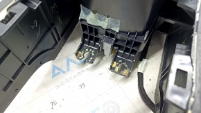 Central console armrest Lexus IS250 IS300 IS350 11-13 leather, black, broken fasteners, scratches