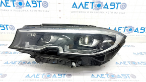Headlight front left complete BMW 3 G20 19-22 LED adaptive, with mount, sand
