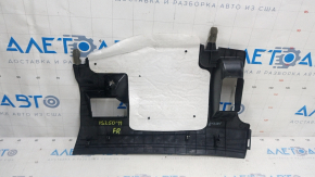 Front panel trim lower passenger footwell Lexus IS250 IS350 06-13 black, scratches