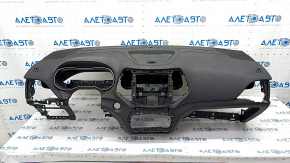 Torpedo front panel with AIRBAG Jeep Cherokee KL 19-21 black, for cleaning