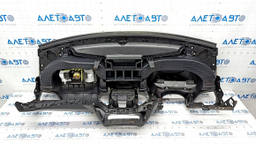 Torpedo front panel with AIRBAG Jeep Cherokee KL 19-21 black, for cleaning