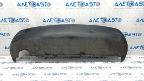 Rear bumper trim lower Jeep Cherokee KL 19-21 for 1 pipe, structure, without chrome tips, dented, cracks in fasteners