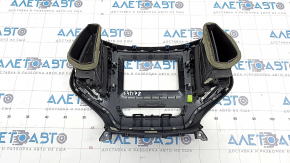 Frame of radio with air ducts Jeep Cherokee KL 19 - under the middle display, scratch, crack in fastening