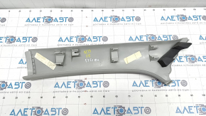 Front pillar trim upper right Jeep Cherokee KL 19 - gray, plastic turned white
