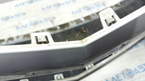 Front bumper bare Chevrolet Volt 16 - white, cracks in fasteners, broken fastener, scratches