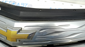 Radiator grill grill Chevrolet Volt 16 - chrome, with emblem, sand, cracks, break