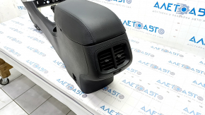 Console center armrest and cup holders Jeep Cherokee KL 19 - black, scratches, missing plugs