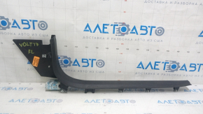 Door sill trim front left Chevrolet Volt 16 - black, scratches, broken fastening
