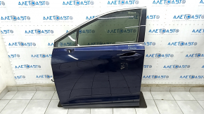Door assembly front left Lexus RX350 RX450h 16-22 keyless, blue 8X5, bumpers on chrome