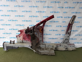 Subaru b10 Tribeca front right quarter, burgundy, with central pillar, bumpers
