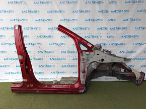 Subaru b10 Tribeca front right quarter, burgundy, with central pillar, bumpers