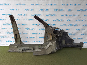 Front quarter left VW Tiguan 09-17 black, with central pillar, pokes
