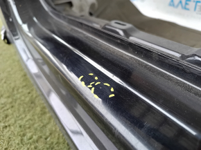 Front quarter left VW Tiguan 09-17 black, with central pillar, pokes