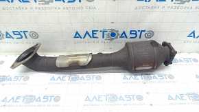 The intake pipe with a catalytic converter Honda CRV 12-14 2.4 is rusty, the stud is sawed off, the catalytic converter is dented