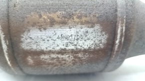 The intake pipe with a catalytic converter Honda CRV 12-14 2.4 is rusty, the stud is sawed off, the catalytic converter is dented