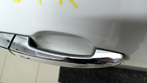Door assembly front right Chevrolet Volt 16- white G1W, keyless, bump, scratches on the handle